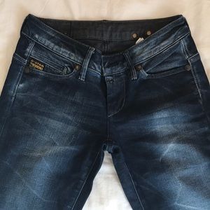 G-Star Originals Raw Denim Dark Wash Skinny Jeans
